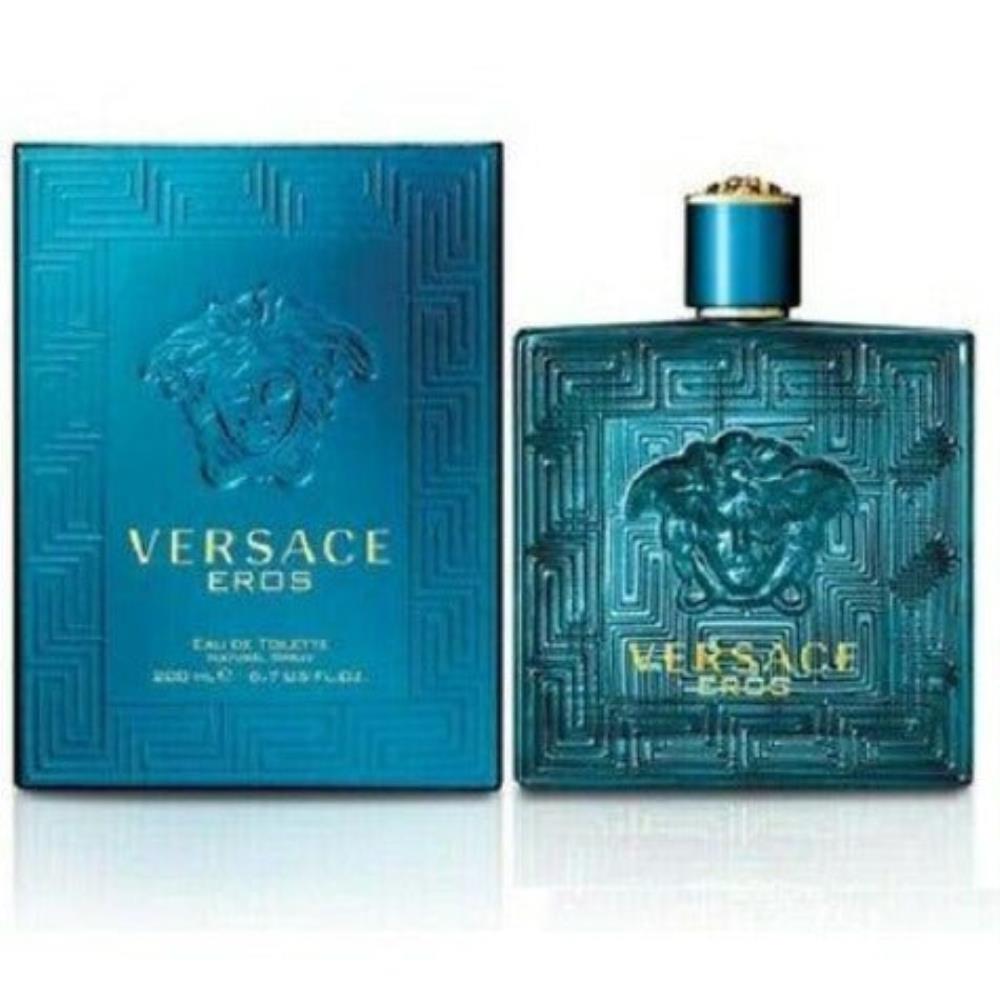 2PCS Combo Versace Eros Eau De Toilette Versace Men's Cologne 6.7 Oz