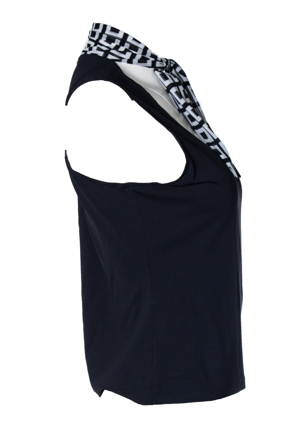 Versace jeans couture, Black scarf top