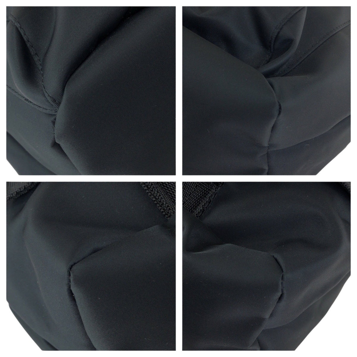 Versace Nylon Leather Backpack (Pre-Owned)
