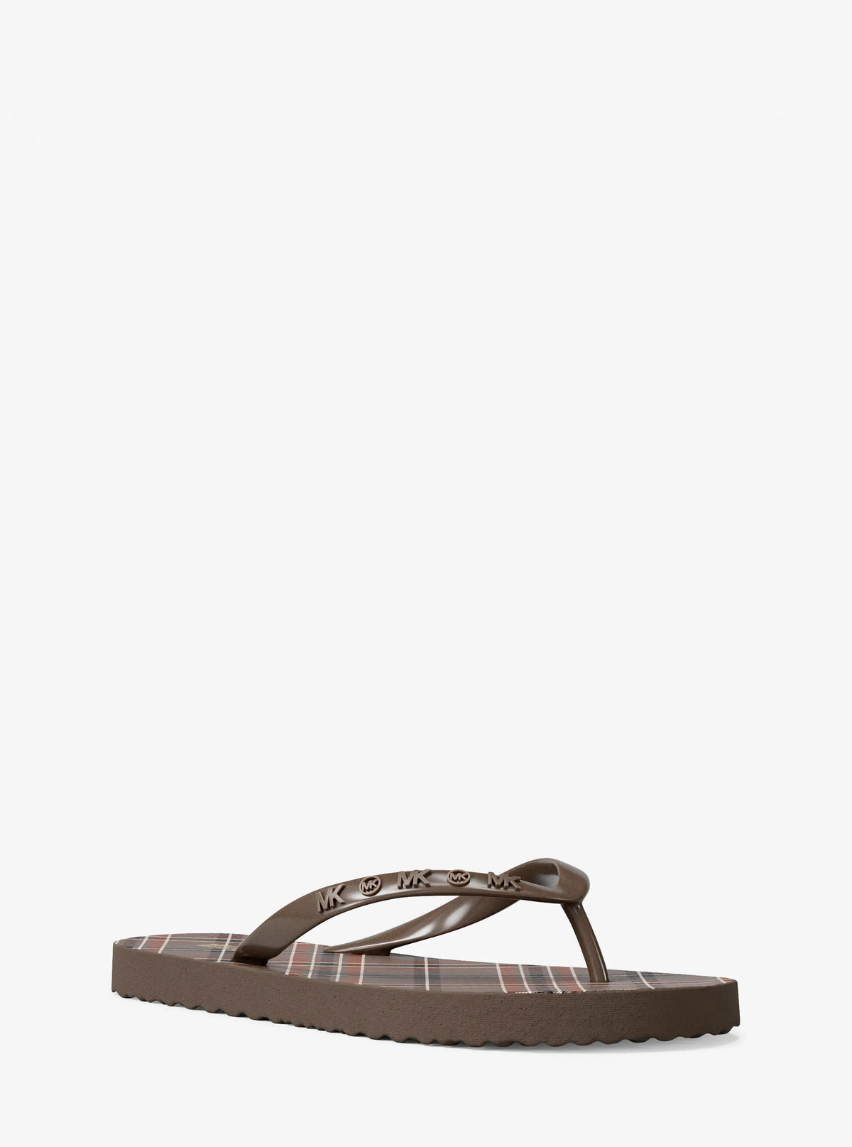 Plaid Print Flip Flop