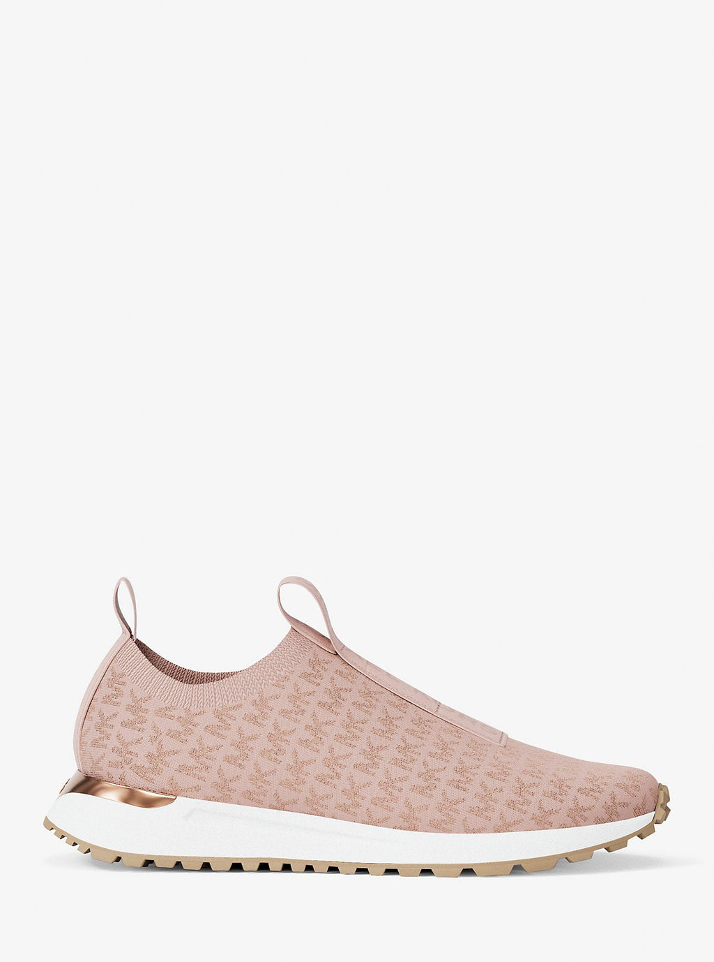 Bodie Metallic Logo Knit Slip-On Sneaker