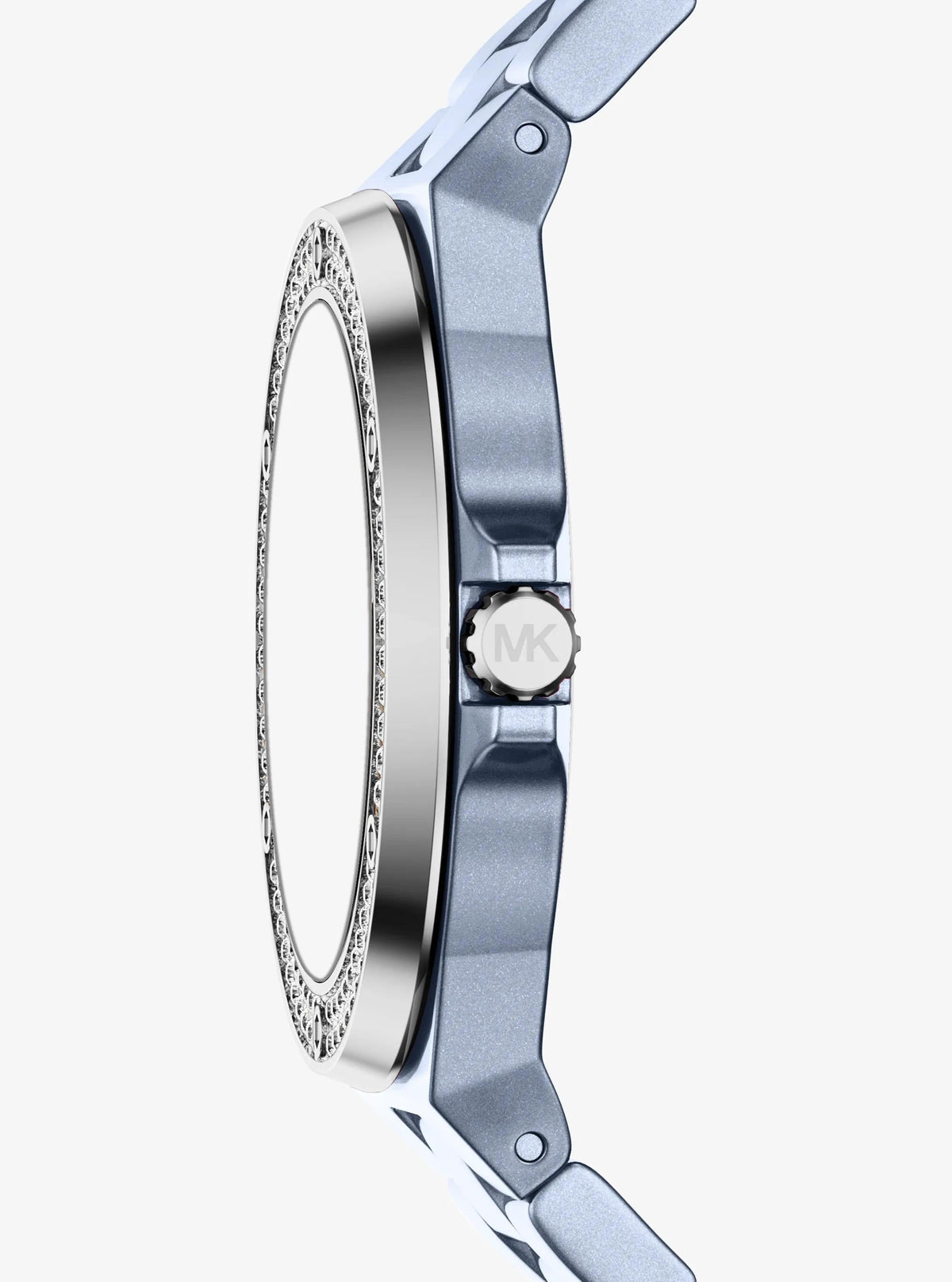 Mini Lennox Pavé Blue-Tone Watch