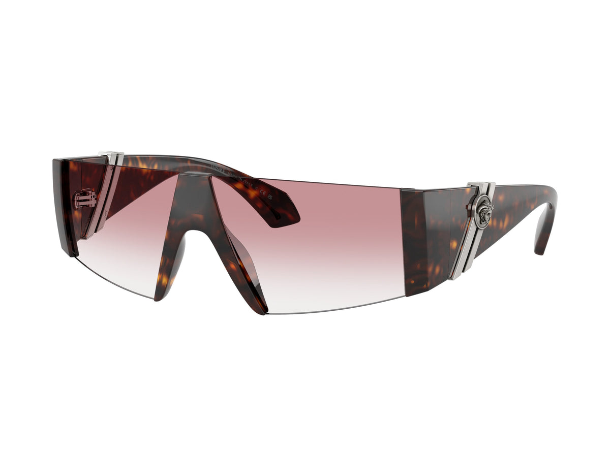 0ve4516 Gradient Oversized Shield Sunglasses