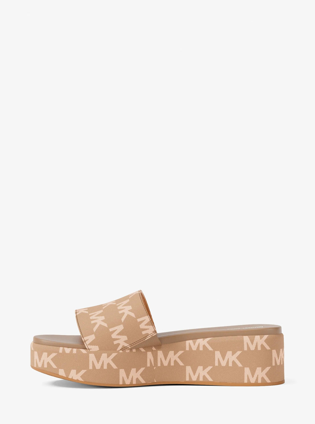 Sadler Logo Jacquard Platform Slide Sandal