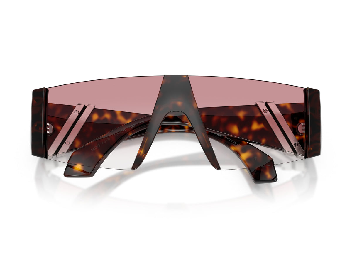 0ve4516 Gradient Oversized Shield Sunglasses