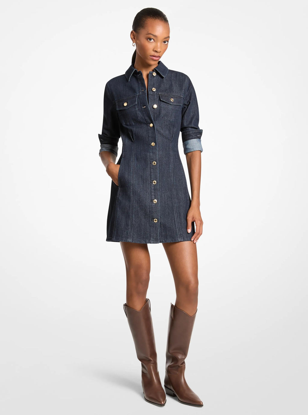 Denim Shirtdress