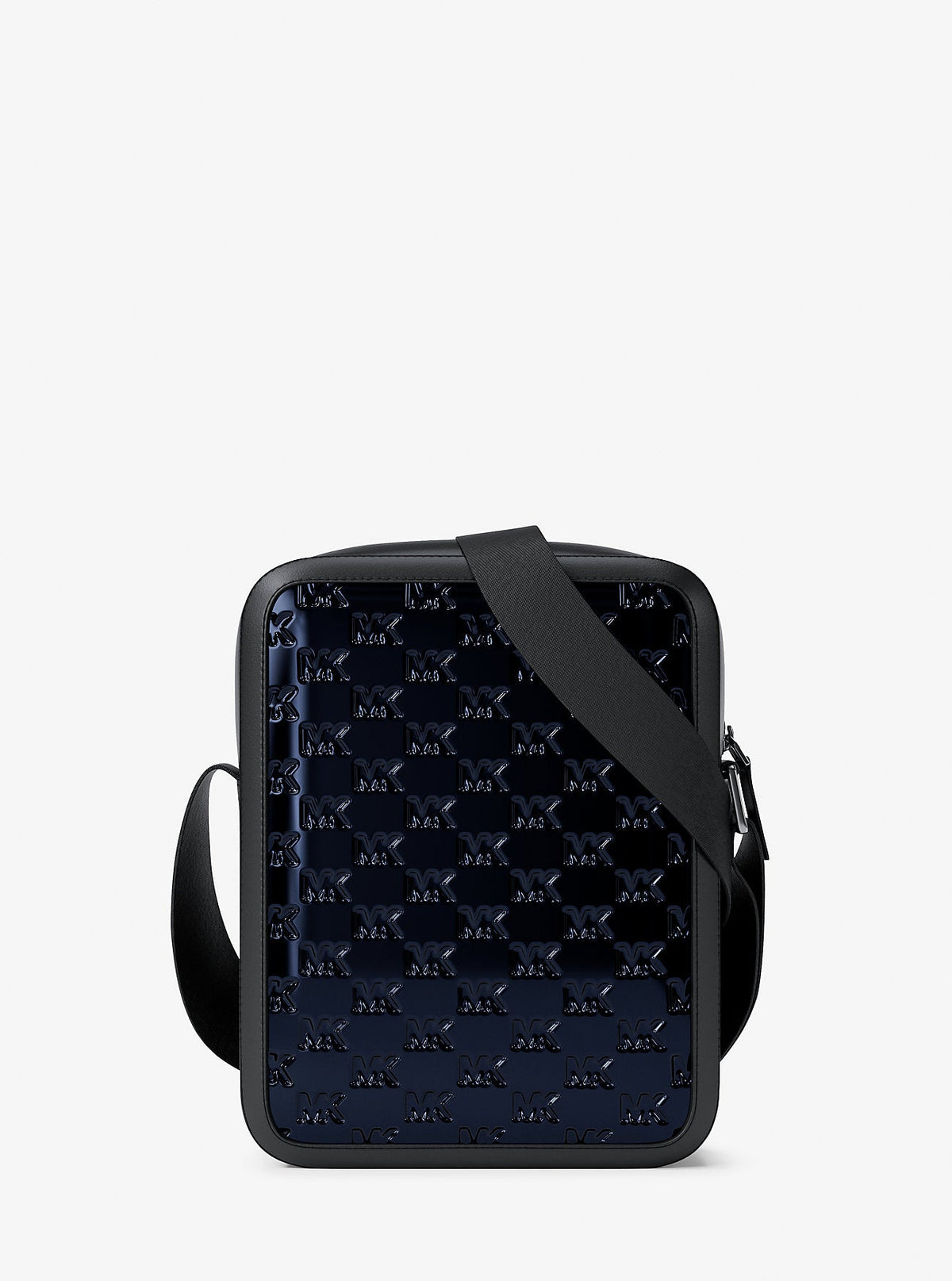 Cooper Metallic Logo Debossed Flight Bag