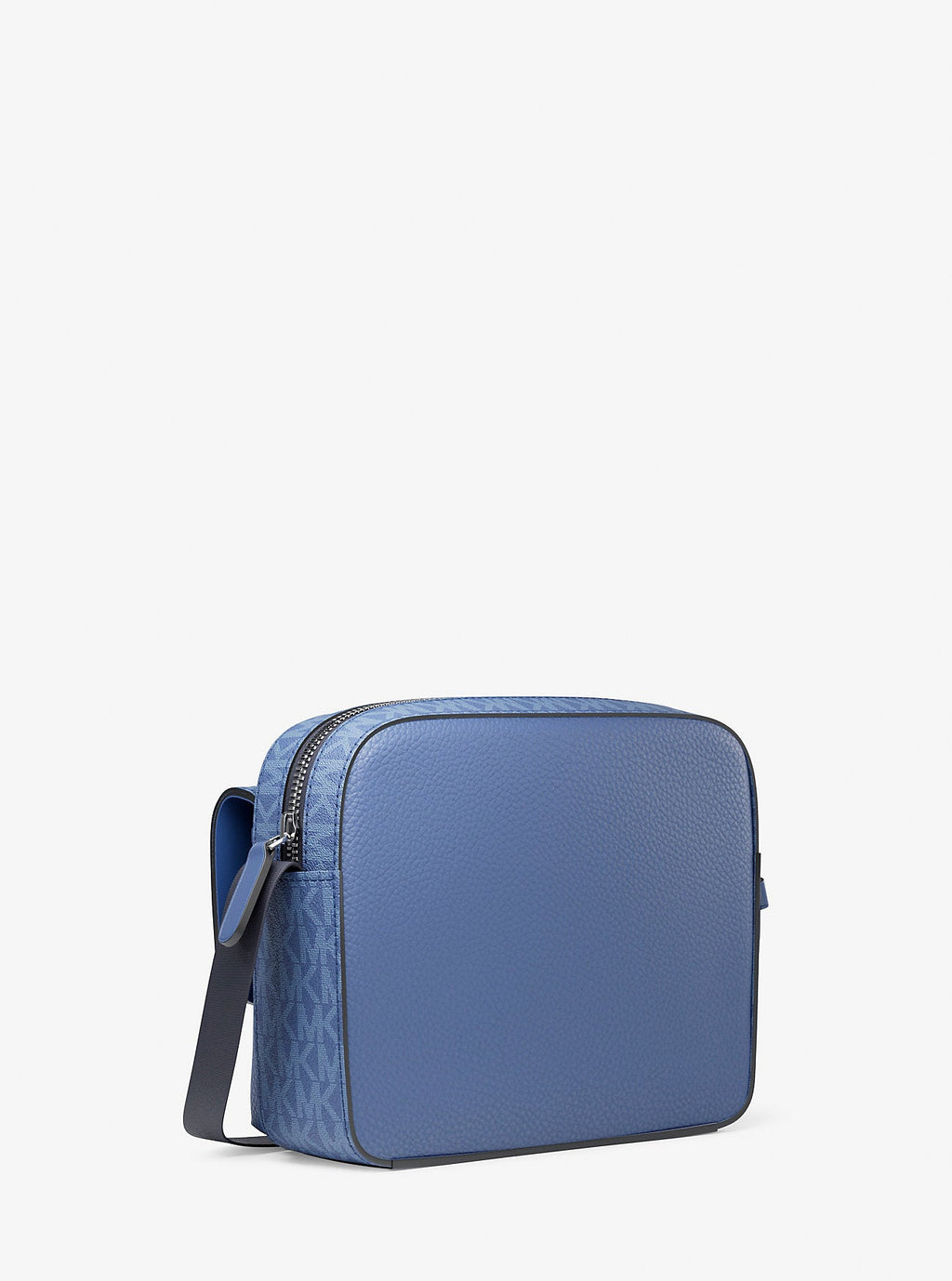 Cooper Medium Pebbled Leather and Signature Logo Camera Crossbody Bag