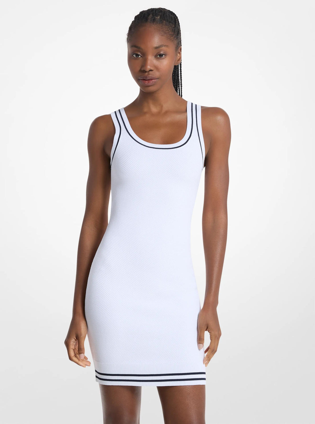 Textured Knit Mini Dress