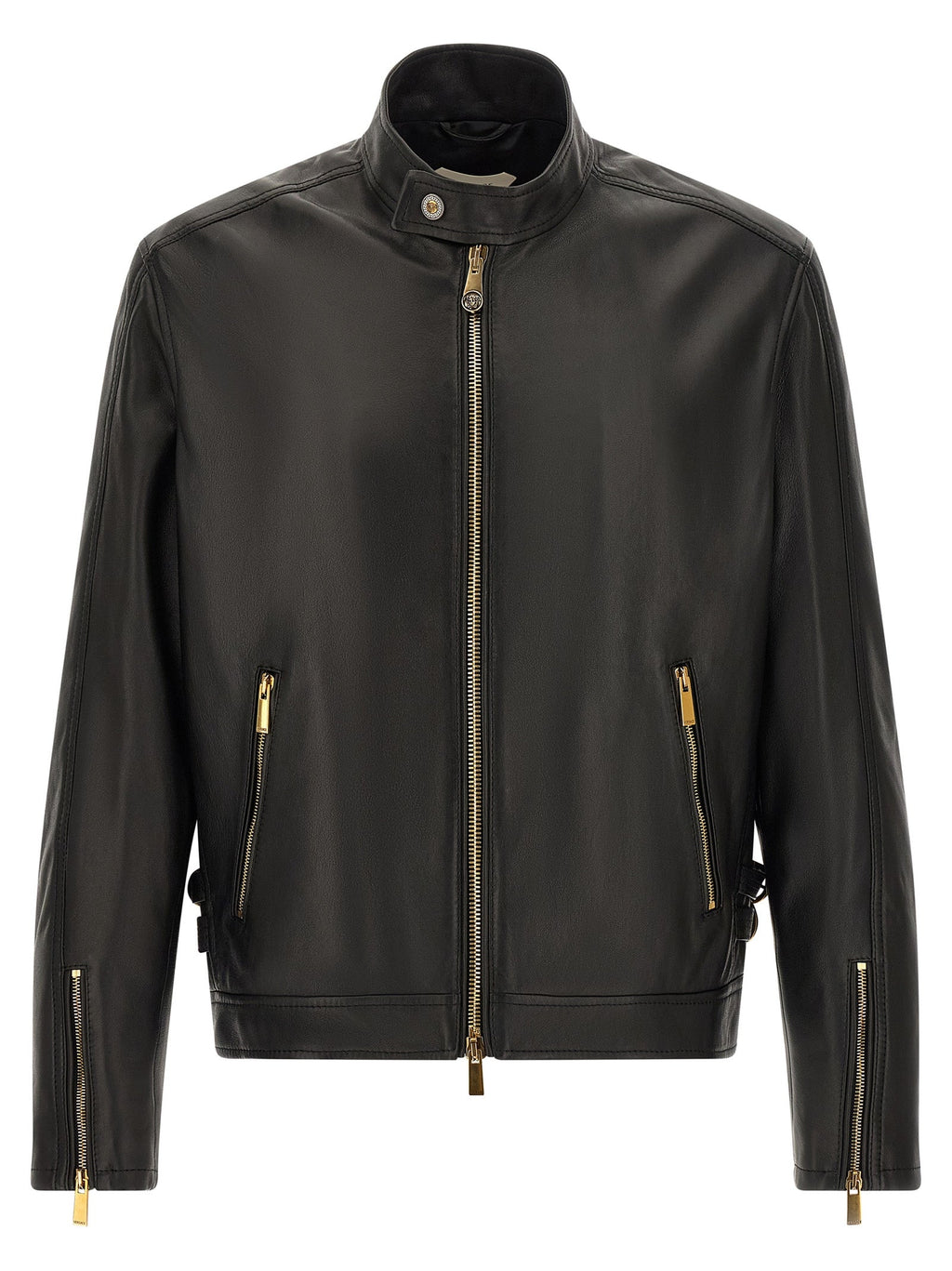 Versace Lamb Leather Leather Men's Jacket