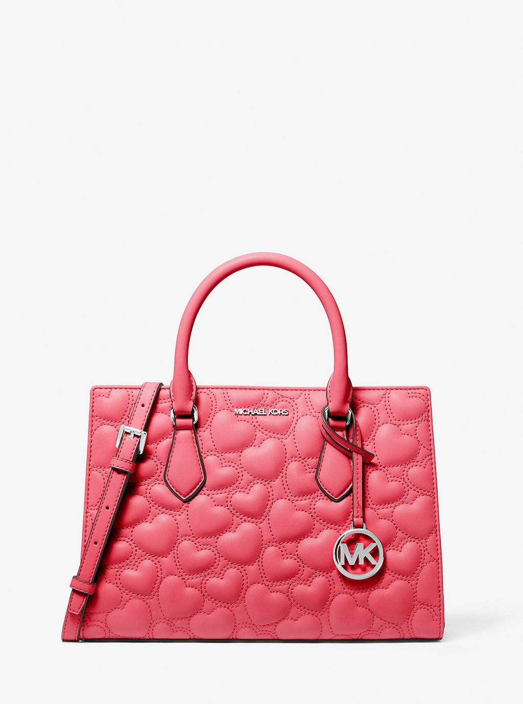 Sheila Medium Heart Embroidered Satchel