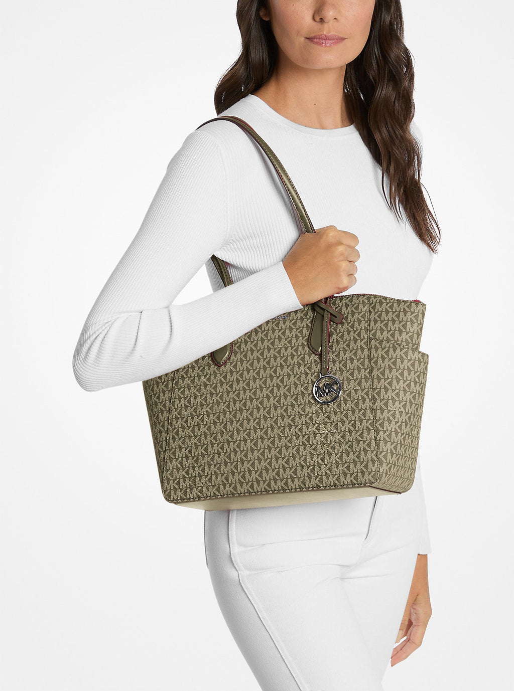 Marilyn Medium Signature Logo Tote Bag