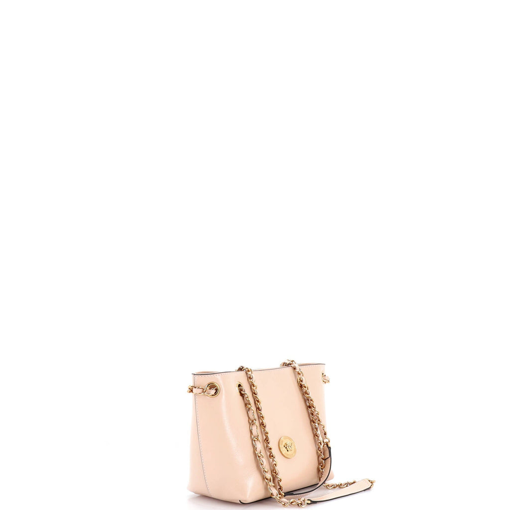 Medusa Icon Chain Tote Leather Small