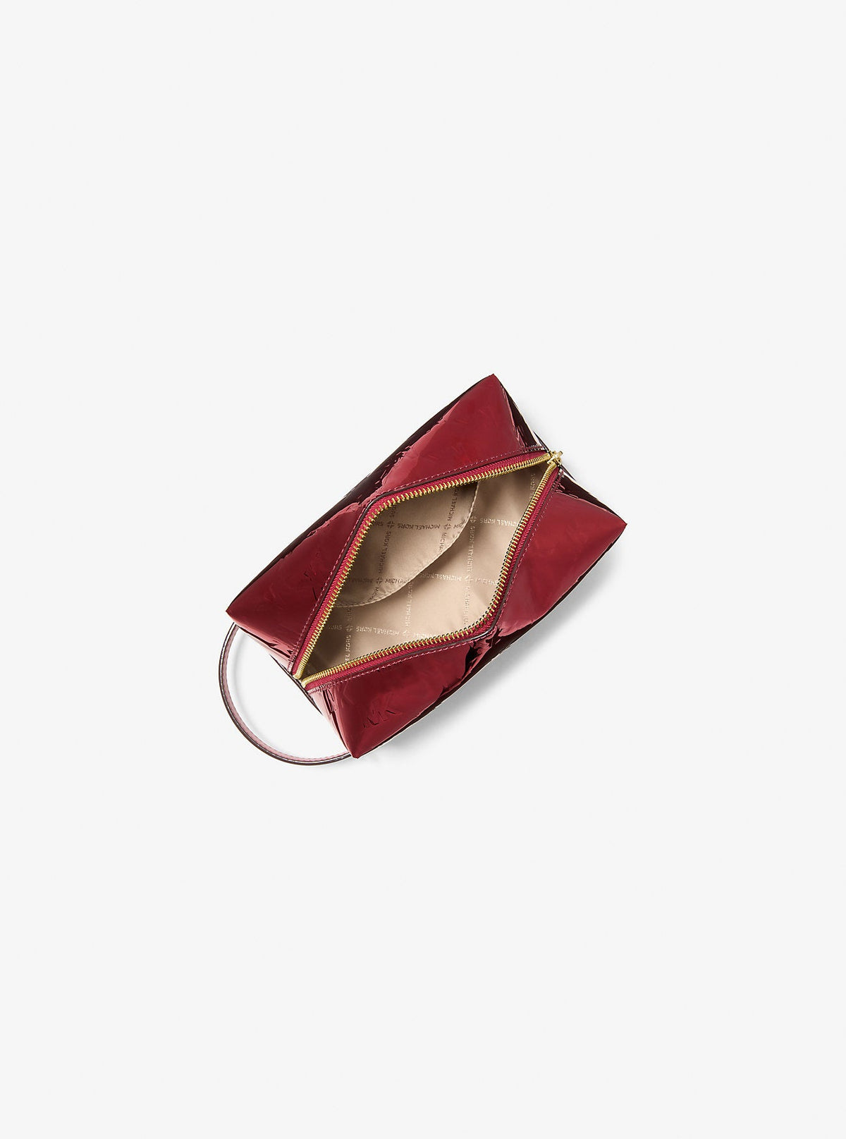 Jet Set Medium Metallic Logo Debossed Travel Kit
