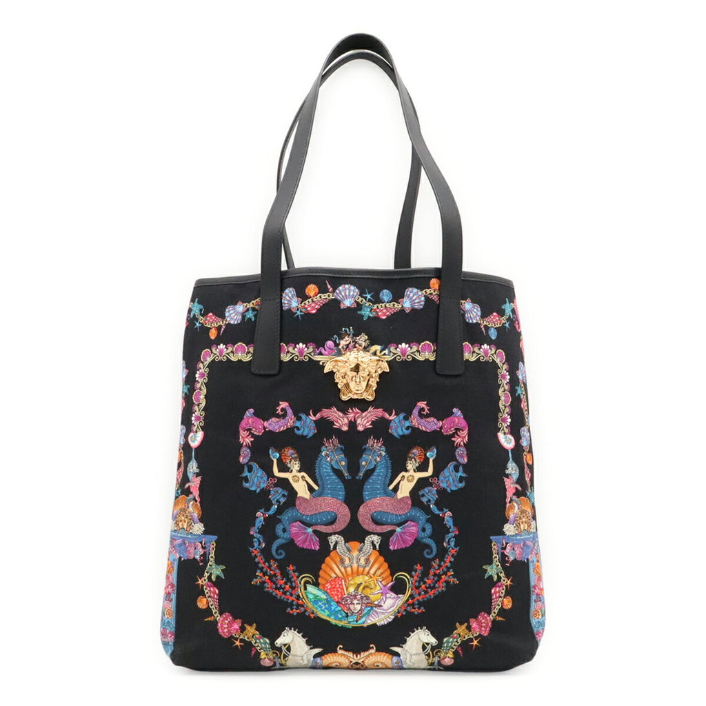 Versace  Canvas Tote Bag (Pre-Owned)