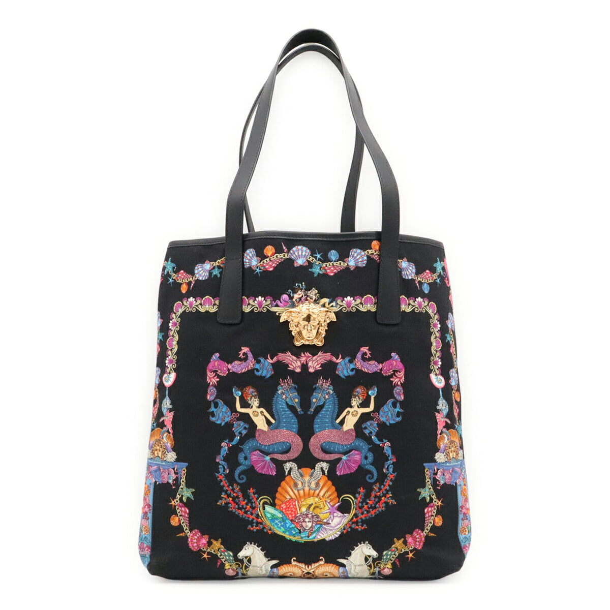 Versace  Canvas Tote Bag (Pre-Owned)