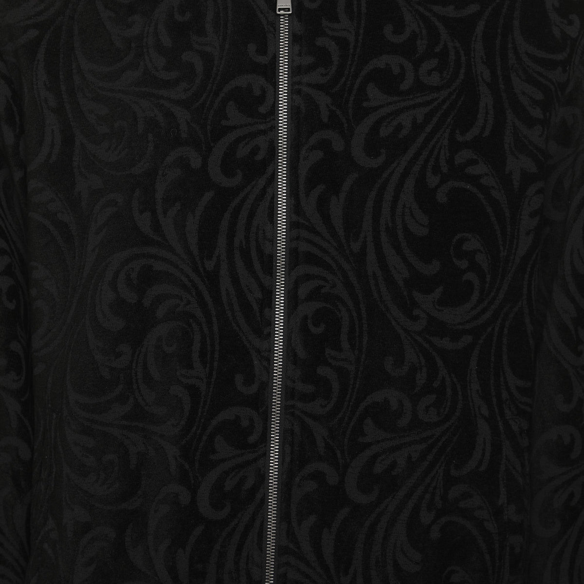 Versace Black Jacquard Baroque Jacket