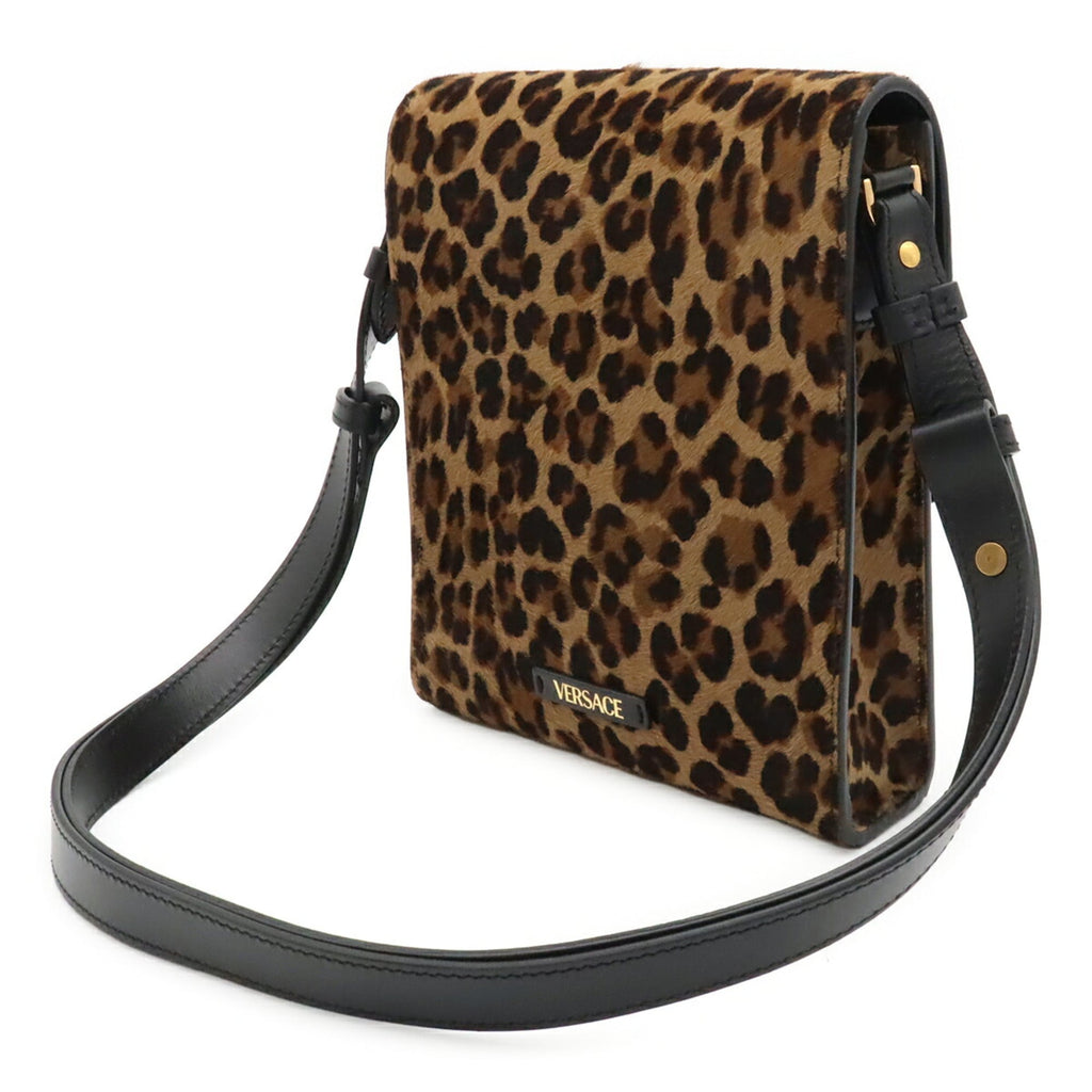 Versace  Leather Shoulder Bag (Pre-Owned)