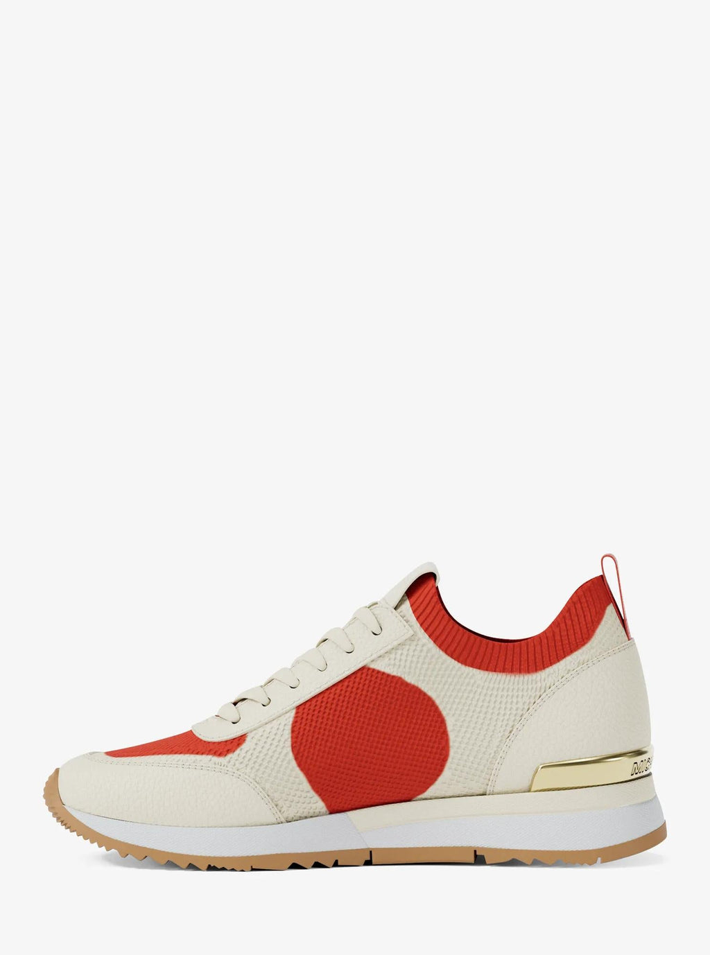 Michael Kors Outlet Jenkins Two-Tone Stretch Knit Trainer