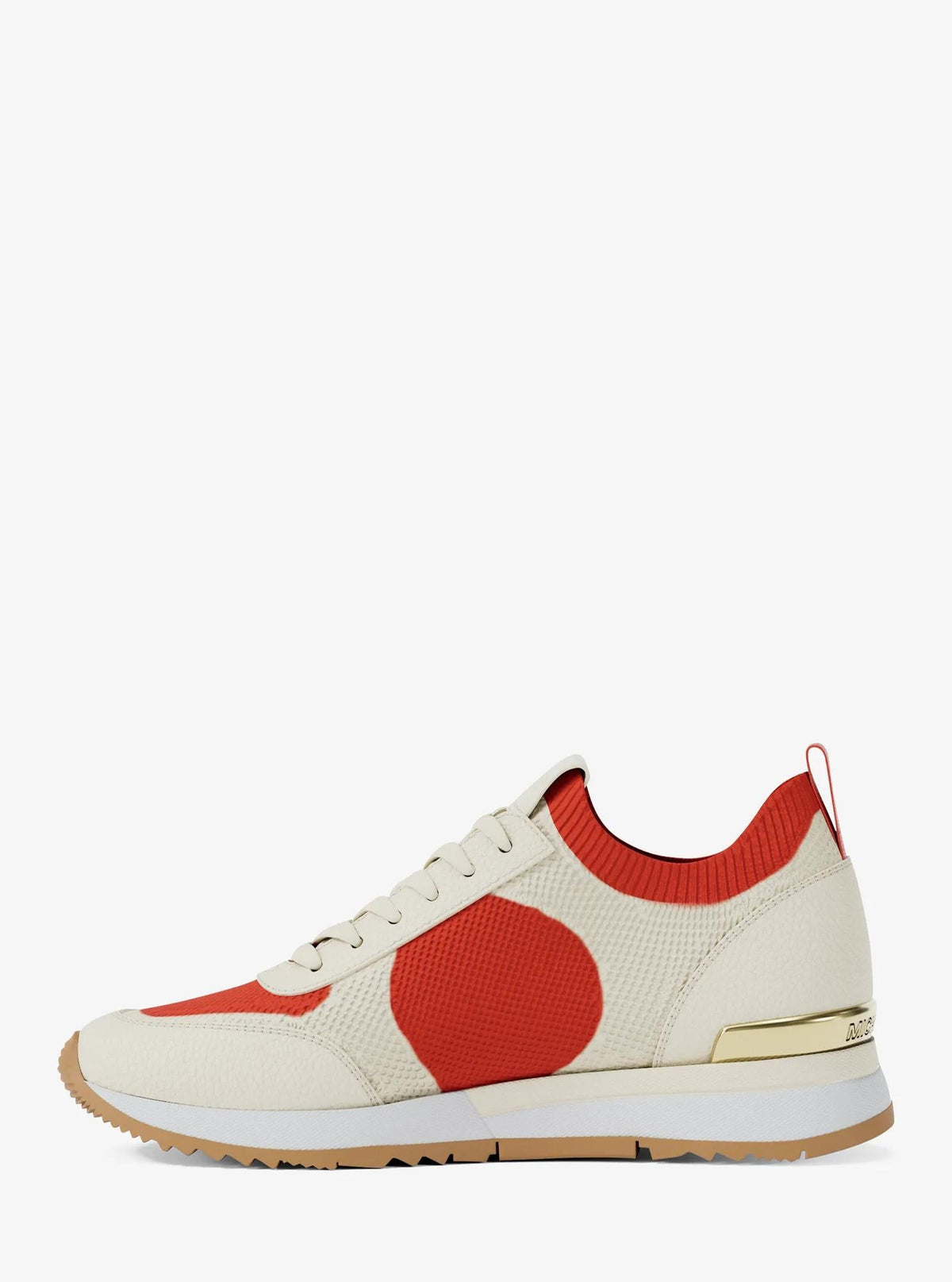 Michael Kors Outlet Jenkins Two-Tone Stretch Knit Trainer