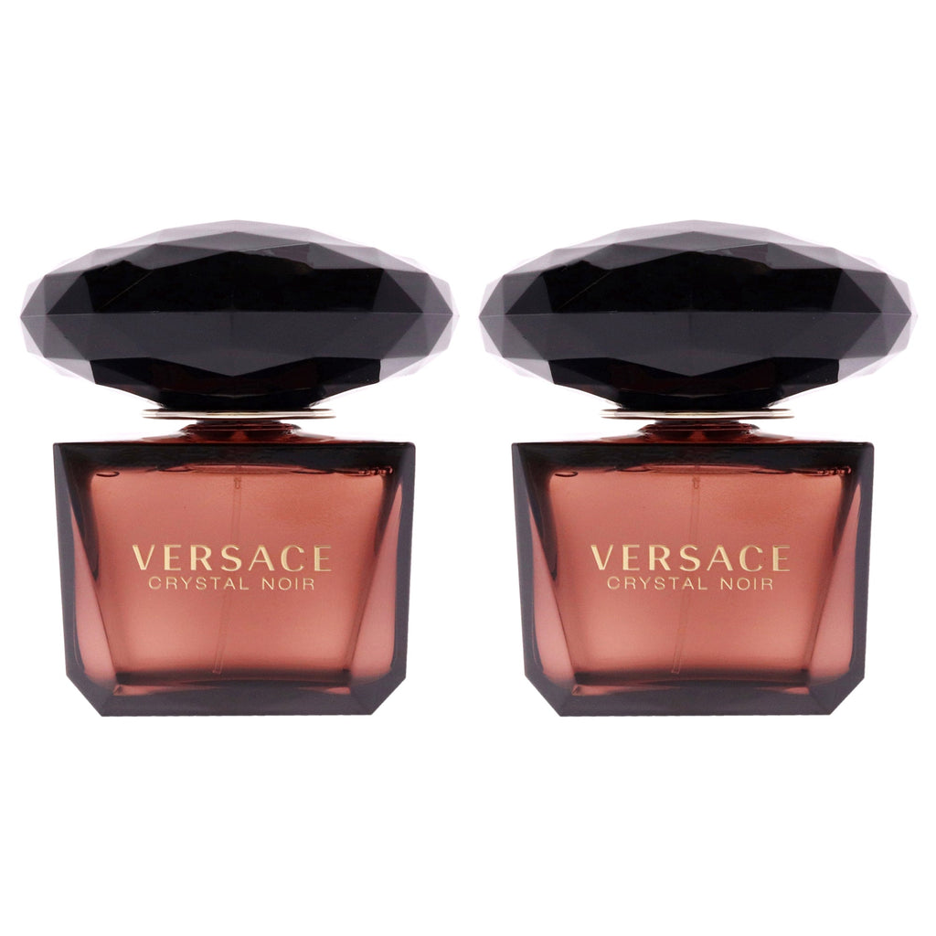 Versace Crystal Noir by Versace for Women - 3 oz EDT Spray - Pack of 2