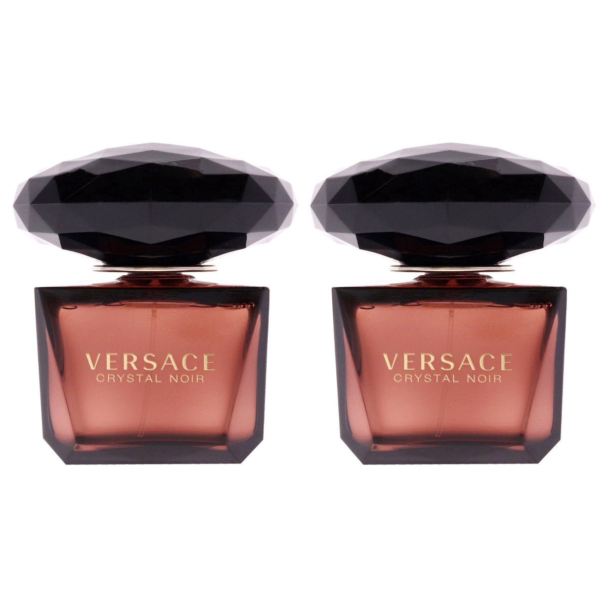 Versace Crystal Noir by Versace for Women - 3 oz EDT Spray - Pack of 2