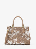 Marilyn Medium Printed Signature Logo Satchel