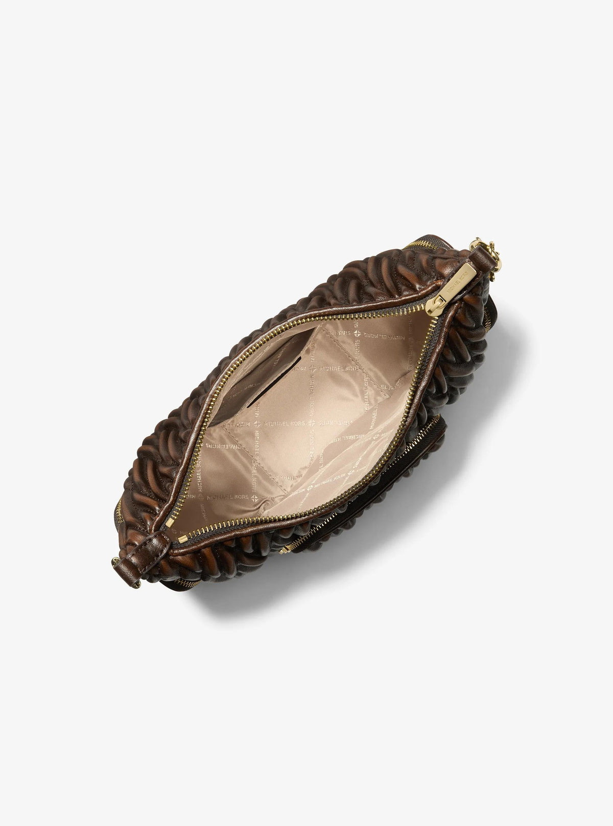 Merritt Small Matelassé Burnished Convertible Shoulder Bag