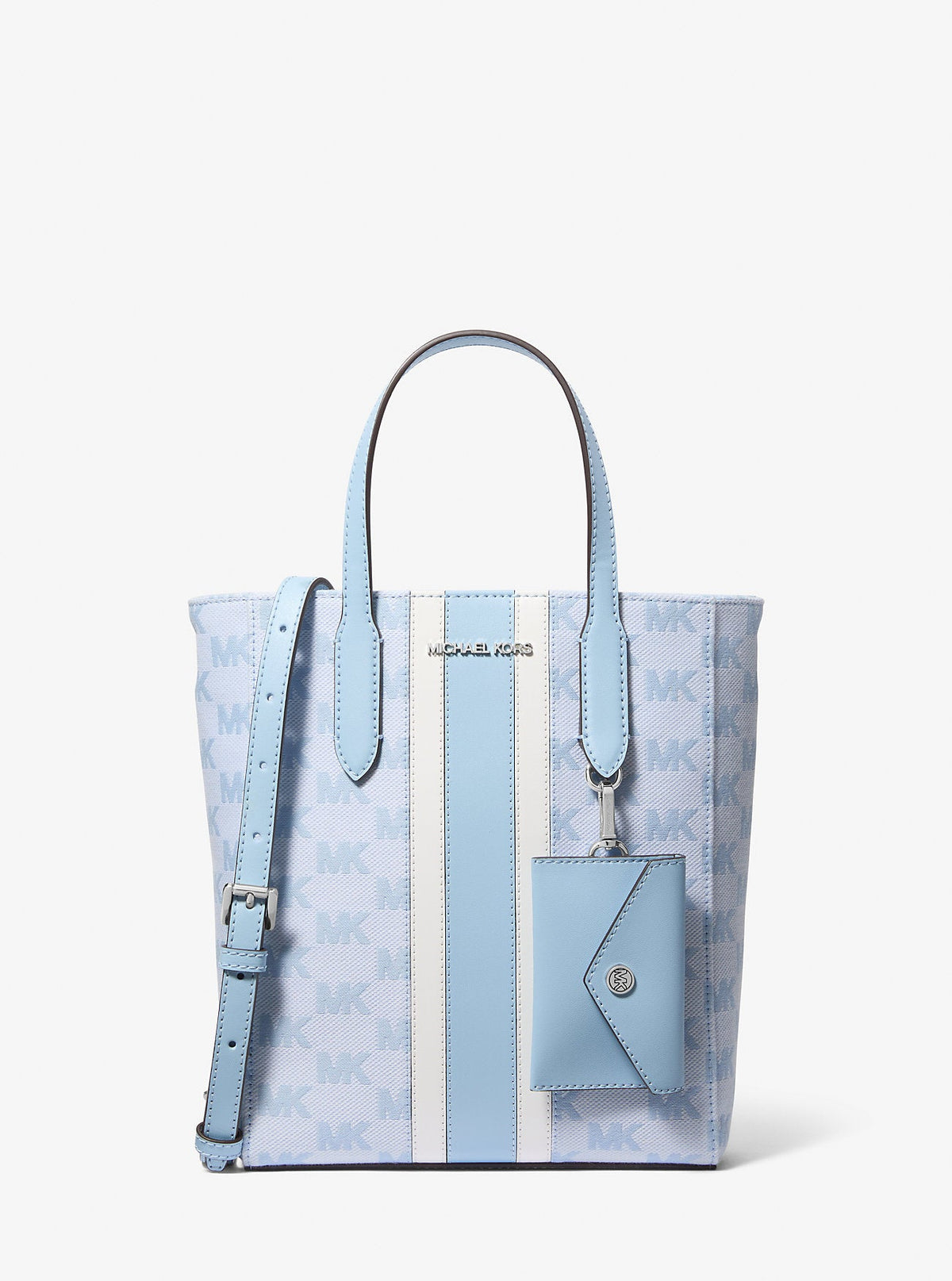 Vincent Small Logo Jacquard Tote Bag with Card Case