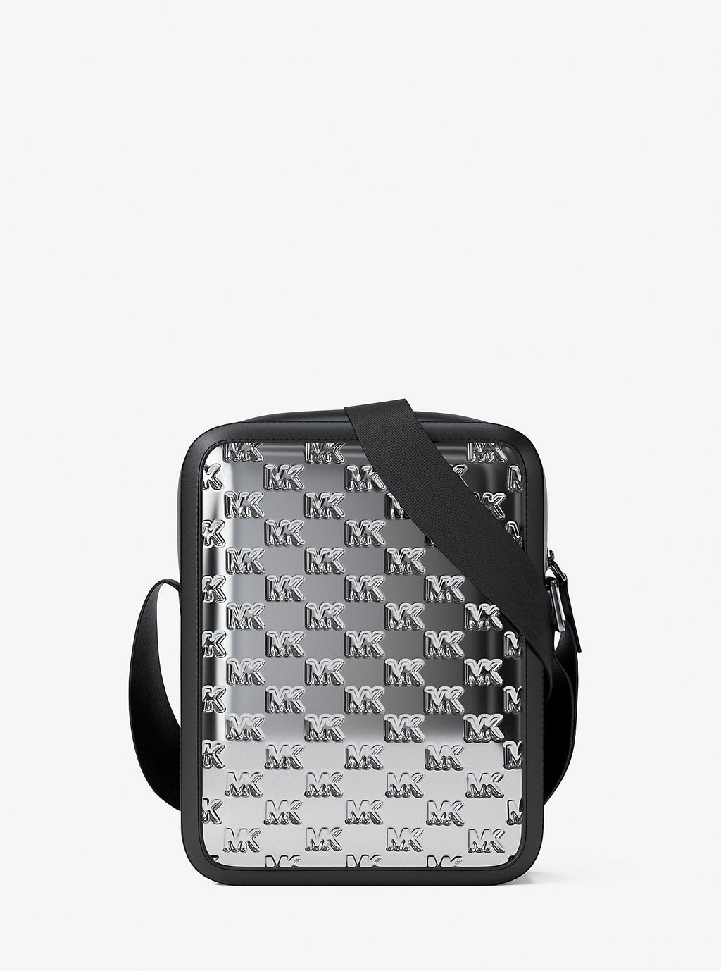 Cooper Metallic Logo Debossed Flight Bag