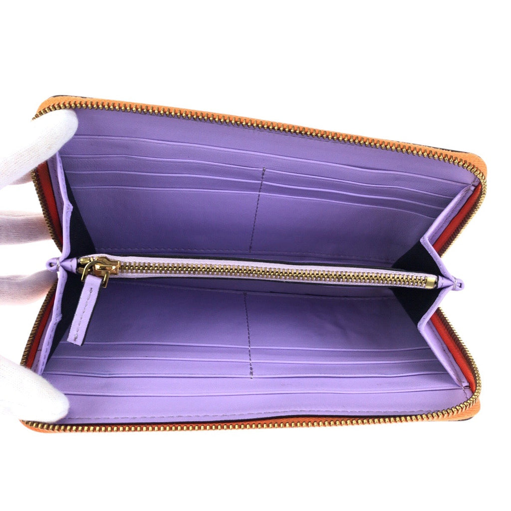 Versace Medusa Leather Zip-Around Wallet