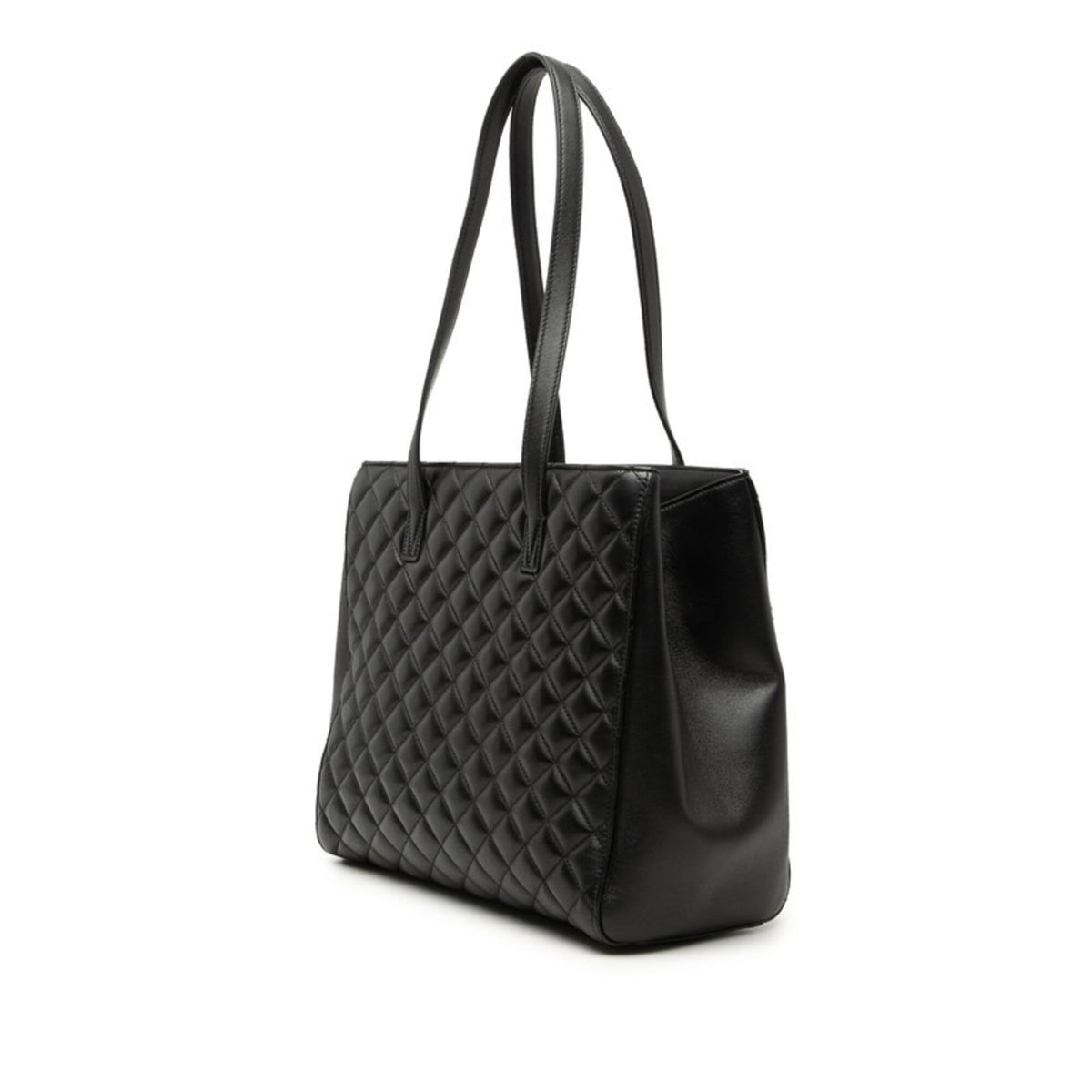 Versace Leather Pouch Tote Bag (Pre-Owned)
