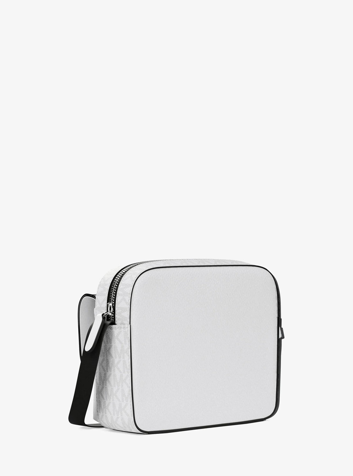 Cooper Medium Pebbled Leather and Signature Logo Camera Crossbody Bag