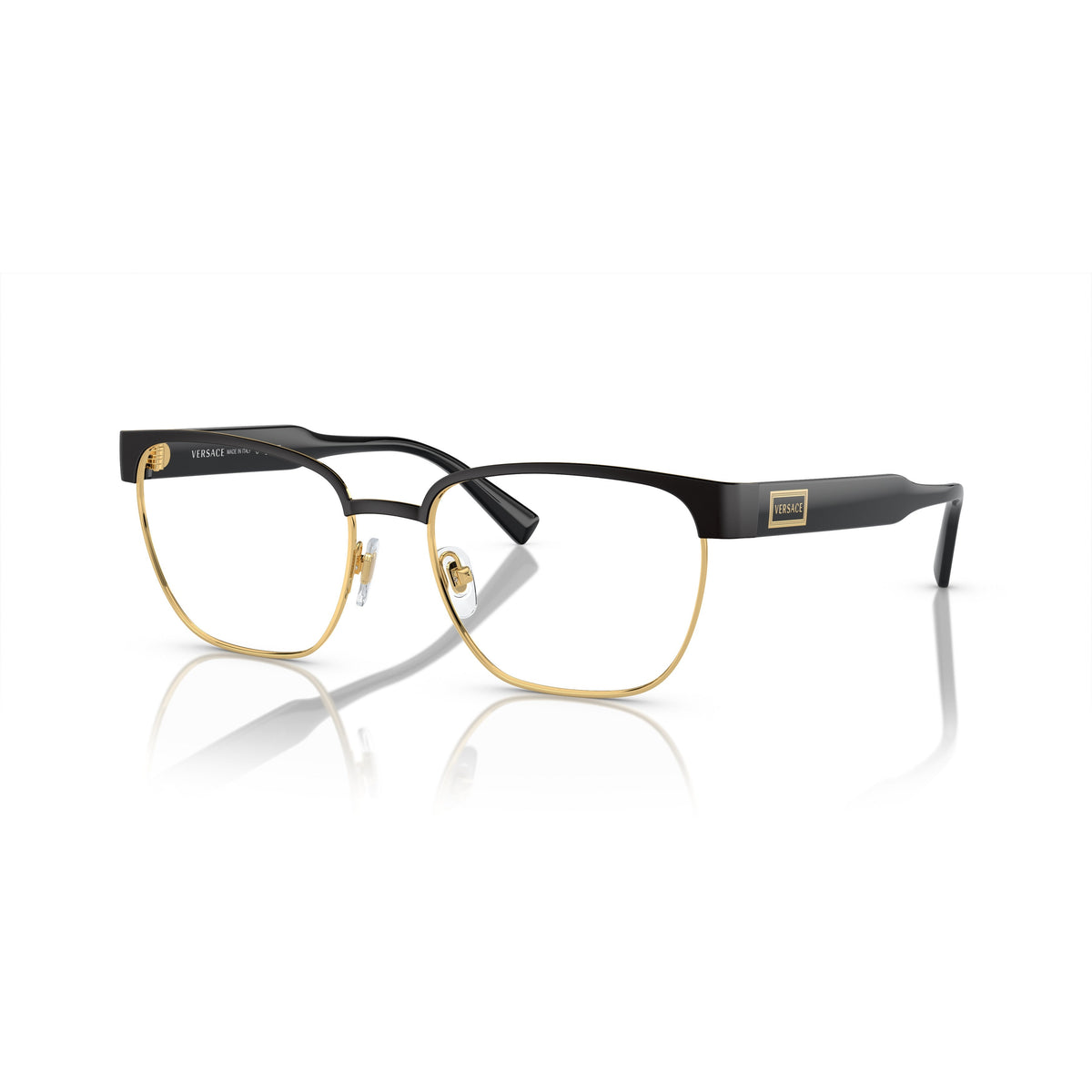 0ve1264 Square Metal Frame Eyeglasses
