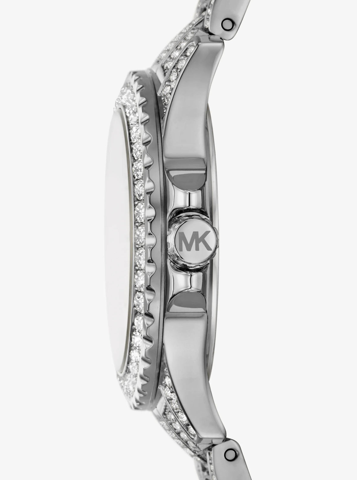 Mini Everest Pavé Silver-Tone Watch