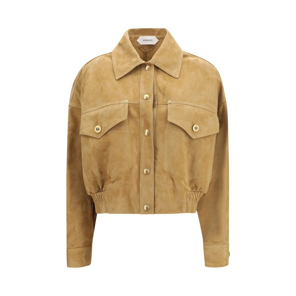 Versace Lamb Leather Women's Bomber