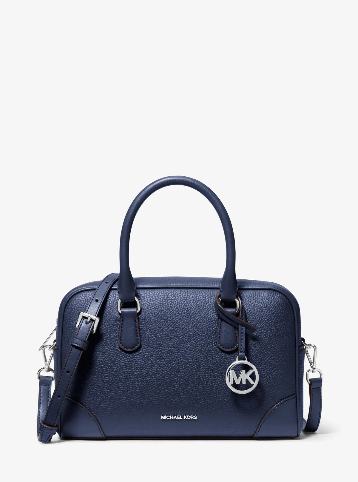 Thompson Medium Pebbled Leather Satchel