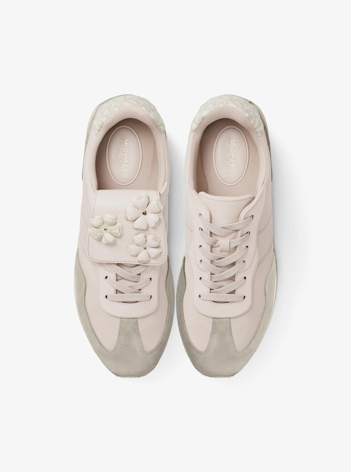 Essex Embellished Mixed-Media Trainer