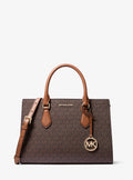 Michael Kors Outlet Sheila Medium Logo Satchel