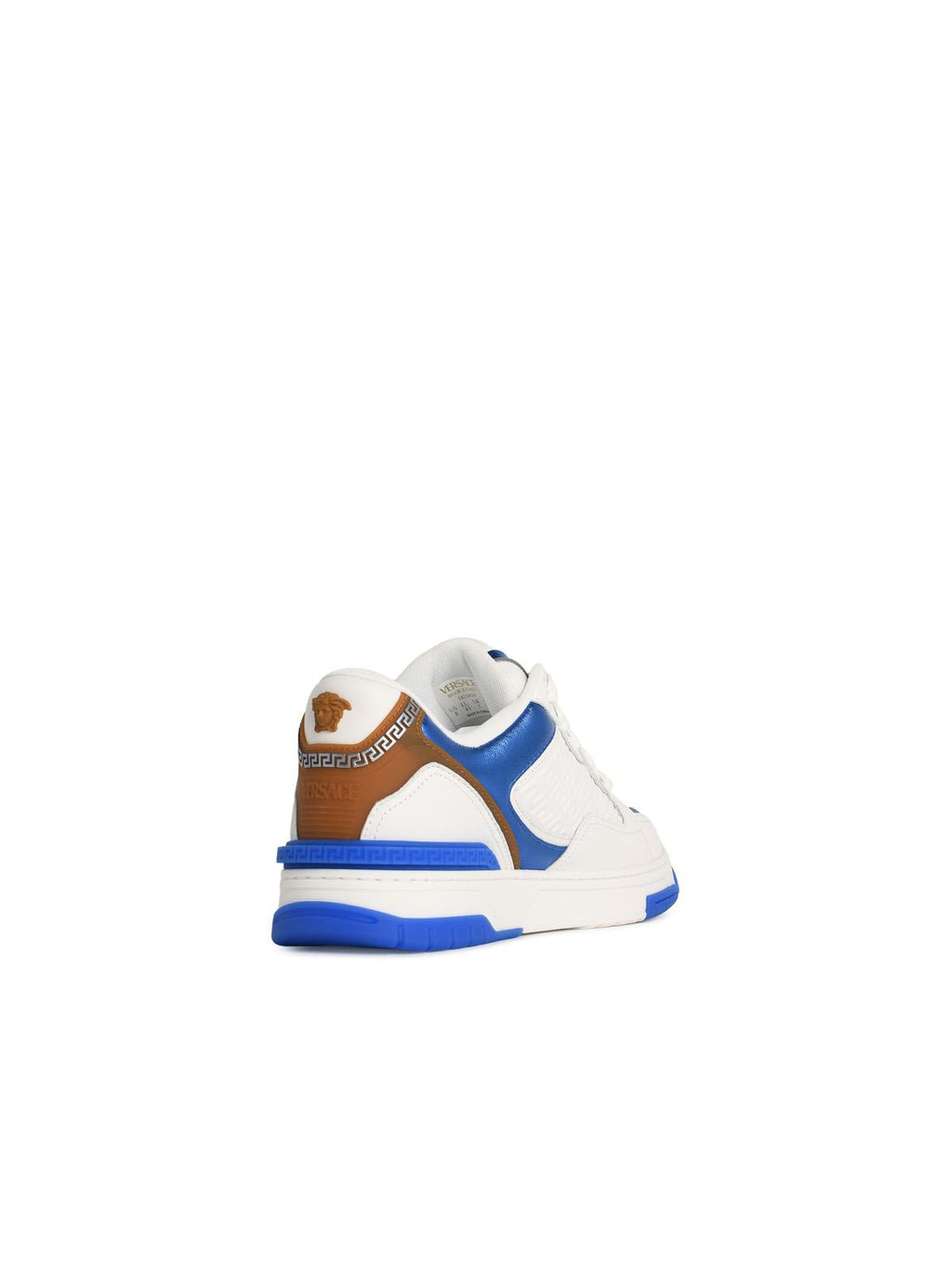 'Biggie' White Leather Sneakers