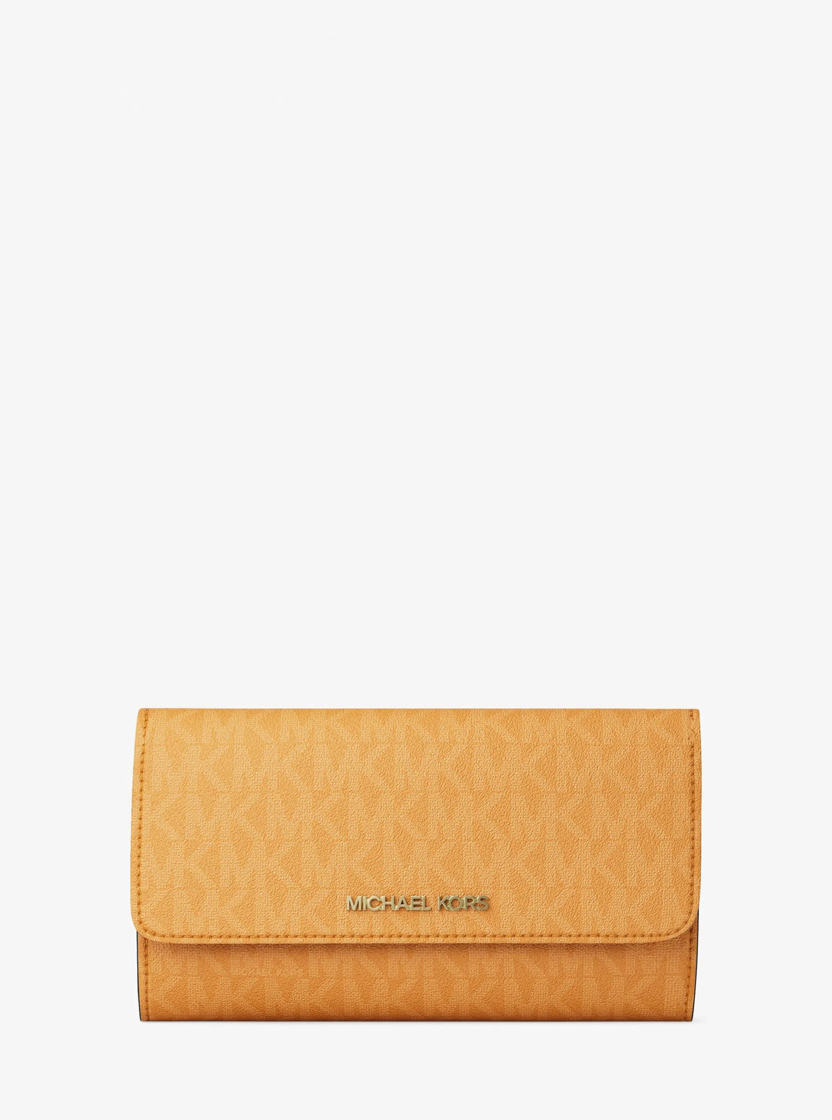Jet Set Large Signature Logo Tri-Fold Wallet