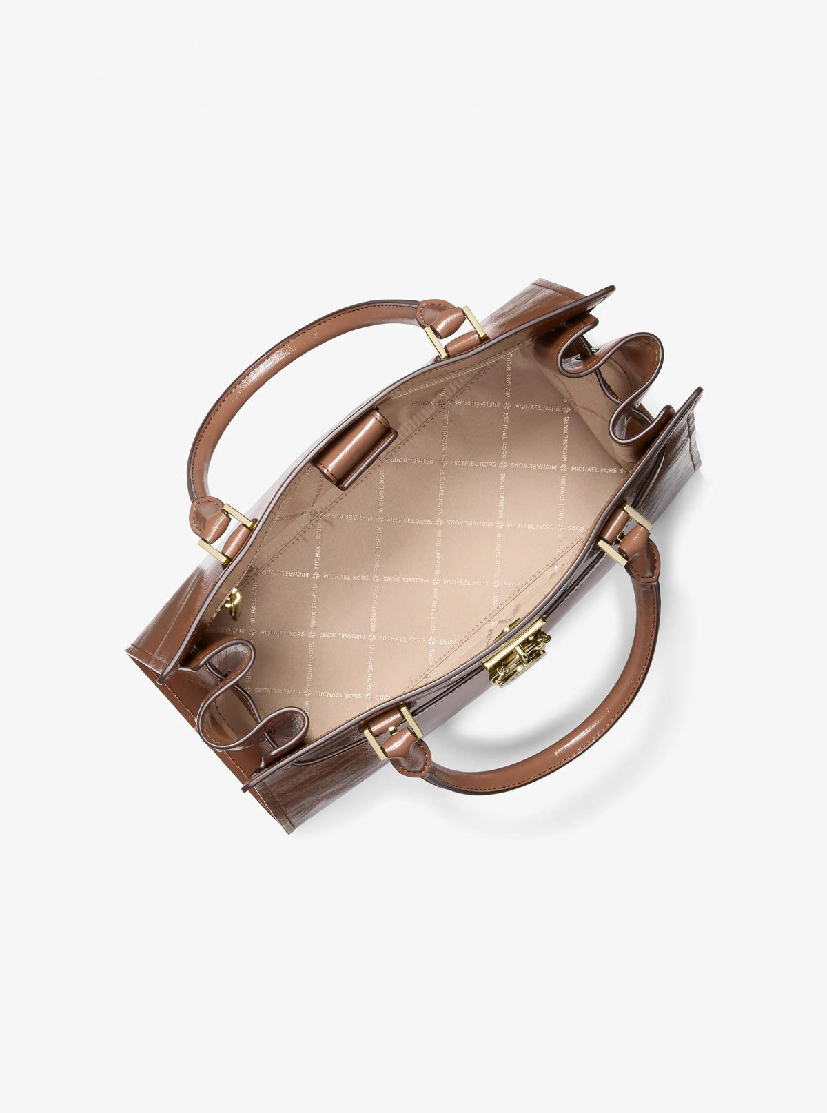 Landon Medium Patent Satchel