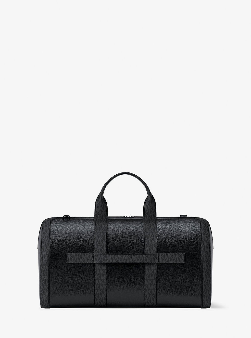 Cooper Pebbled Leather and Signature Logo Duffel Bag