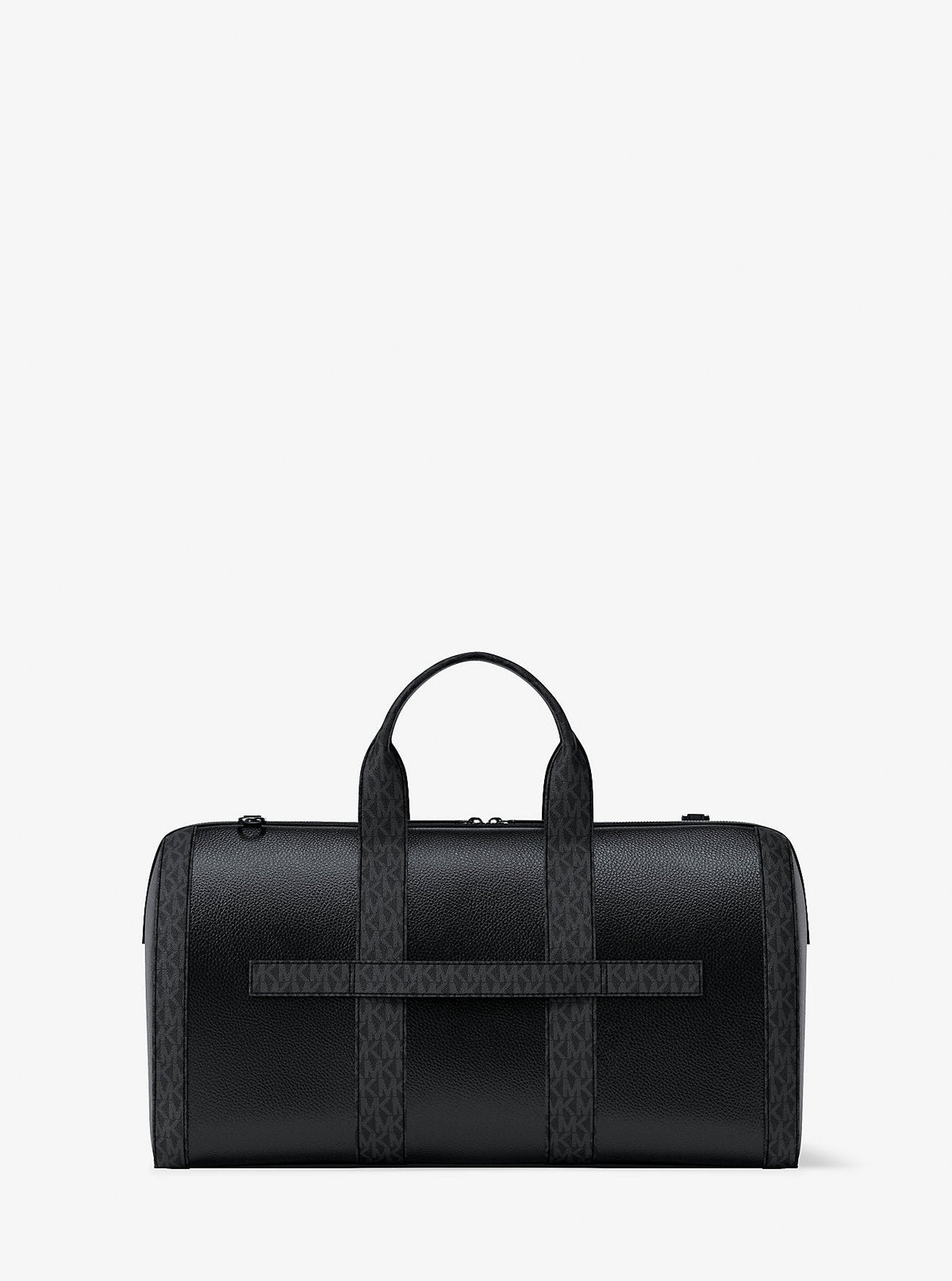 Cooper Pebbled Leather and Signature Logo Duffel Bag