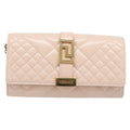 Versace Greca Goddess Convertible Clutch Leather Leather Clutche & Pouche Bag (Pre-Owned)