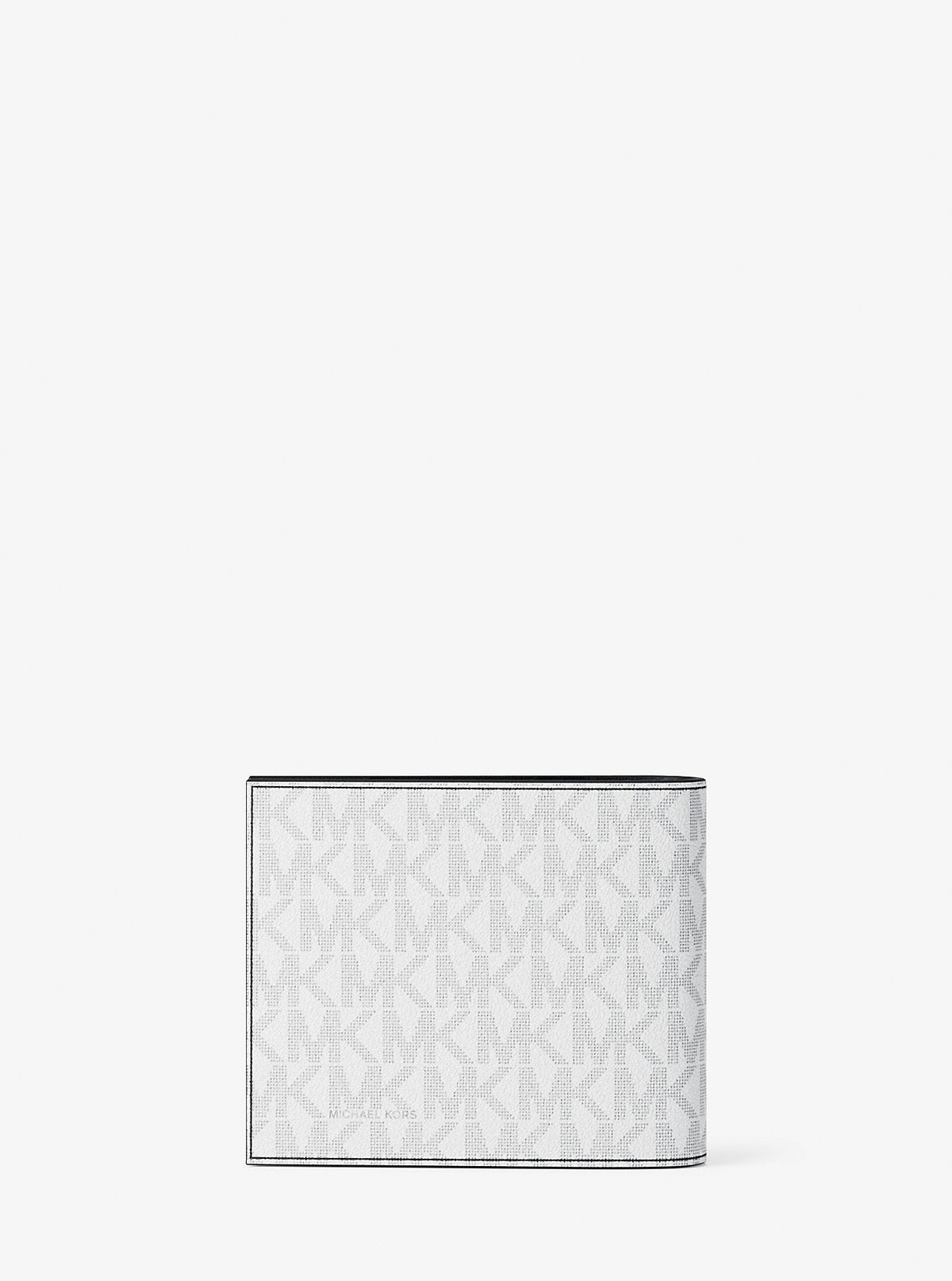 Cooper Signature Logo and Metallic Stripe Billfold Wallet