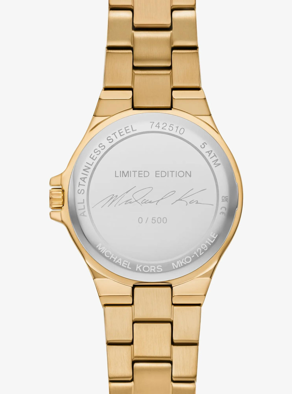 Limited-Edition Mini Lennox Pavé Gold-Tone Watch