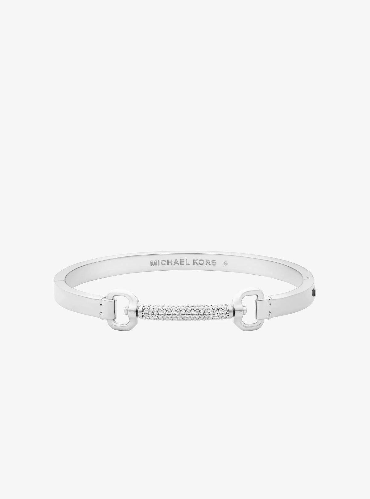Pavé Horsebit Bangle