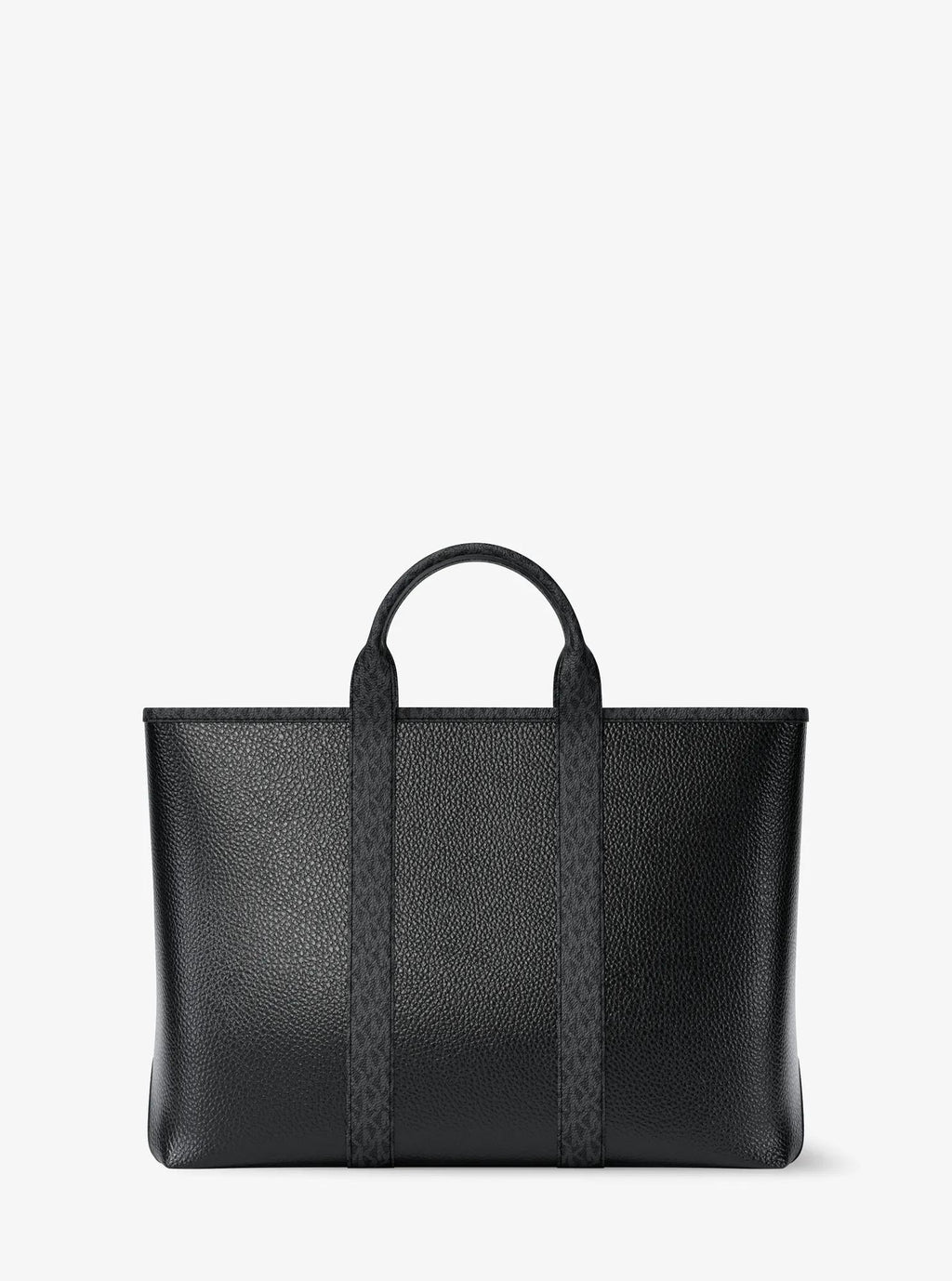 Cooper Medium Pebbled Leather and Signature Logo Tote Bag