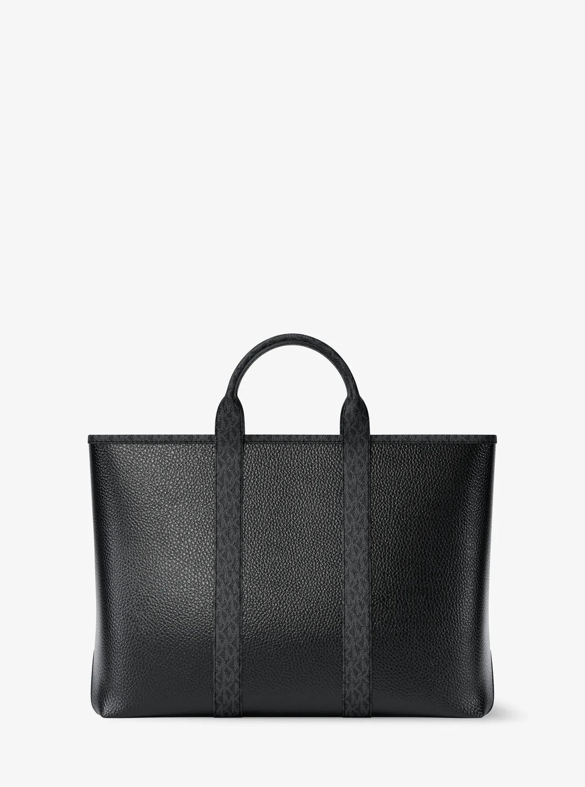 Cooper Medium Pebbled Leather and Signature Logo Tote Bag